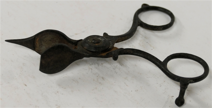 Early 19th Century Candle Snuff Scissors - Measures 4 1/2 Long