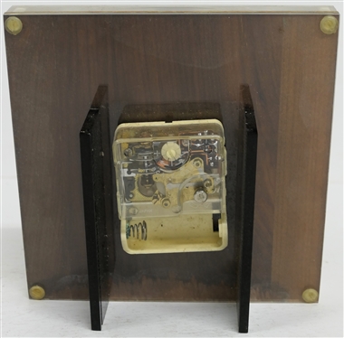 Our Silver Heritage American Silver Coin Clock - American Silver Half Dollars, Quarters, and Dimes In Acrylic Case - Quartz Movement Clock - Measures 7 3/4 By 7 3/4 