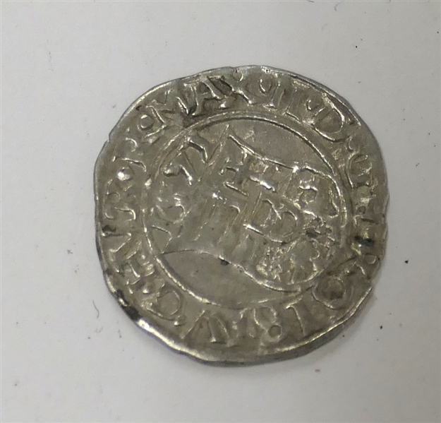 The Morgan Mint - Roman Coin - In Hard Case - 1571 Dated - Coin - Measures Approx. 1/4" Across