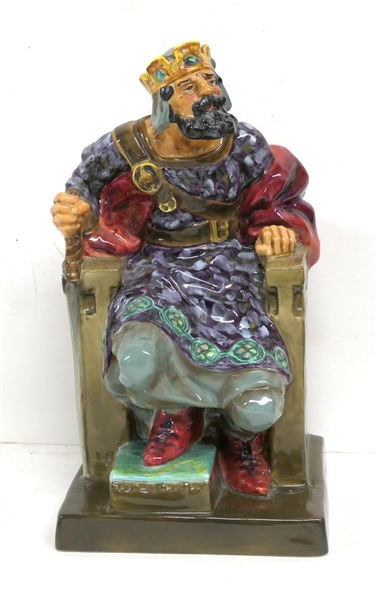 Royal Doulton "The Old King" Large Figure - H.N. 2134 - Name is in Script on Bottom - Figure Measures 10 1/4" Tall