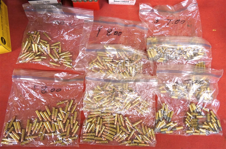 8 Bags of 50 Rounds of 22 Caliber Ammunition 