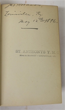 Memoirs of Stonewall Jackson By His Widow Mary Anna Jackson - Illustrated - Copyright 1895 by Courier - Journal Job Printing Co. - The Prentice Press - Louisville, KY -Red  Leather Bound...
