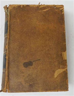 The Davis Memorial Volume: or our Dead President, Jefferson Davis, and the World''s Tribute To His Memory by J. Wm. Jones, D.D. -1890 Leather Bound Book with Marbleized End Pages - Published by...