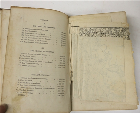 2 Copies of Life and Campaigns of General Robert E. Lee by James B. McCabe, Jr. - 2 Hard Cover Books - Leather Bound 1866 - With Maps and Steel Engravings and Brown Cover 1870 - in Rougher Condition