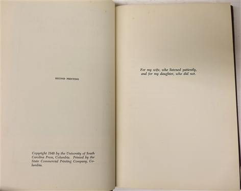 Wade Hampton and The Negro - The Road Not Taken by Hampton M. Jarrell -1950 Hardcover Book - University of South Carolina Press - Columbia - Second Printing 