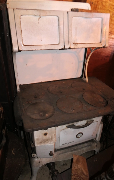 Victor Junior White Enamel Cook Stove