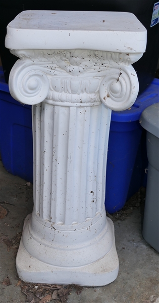Chalk Column Pedestal / Plant Stand