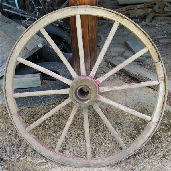 Wood and Iron Wagon Wheels 