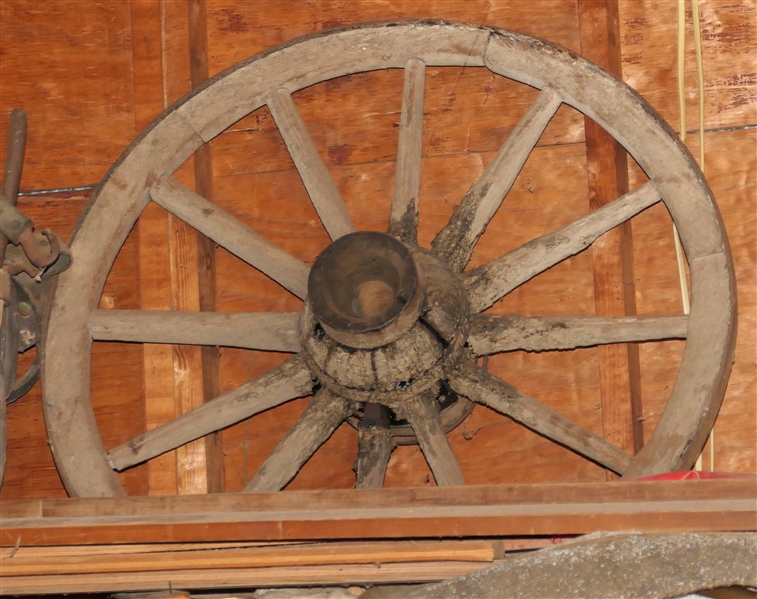 Wood and Iron Wagon Wheels 