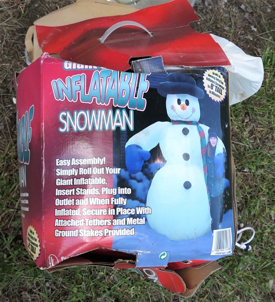 Inflatable Snowman Christmas Décor