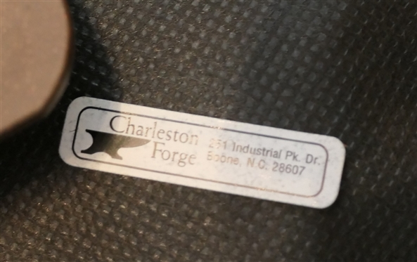 3 - Charleston Forge - Boone, NC Swivel Bar Stools - Bronze Finished Metal Frames with Leather Seats - High Backs - Swivel Seats - Very Heavy Well Made Stools - Measures 30 To Seat 