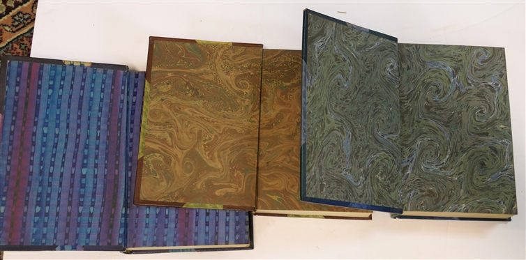 3 Leather Bound Books - A Sentimental Journey by Sterne 1937 - Horace Liverite, The Story of Confucius by Brown - 1927 David McKay Company, and Flowering of New England by Brooks - 1936 -...