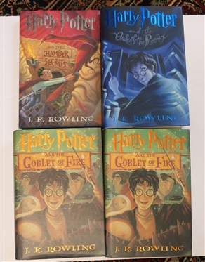 4 Harry Potter - First American Edition - Hardcover Books 