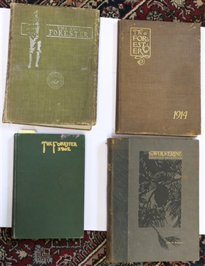1902, 1907, 1914, and 1917 - "The Forrester" Yearbooks - Lake Forrest College - Lake Forrest, Illinois 