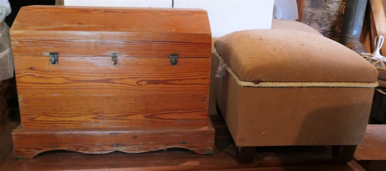 Cedar Trunk / Foot Stool