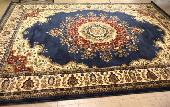 Sensation Navy Rug - 89" By 12 3" 