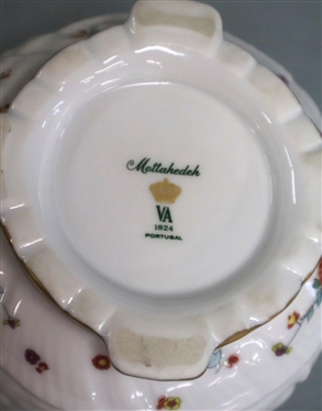 Mottahedeh Swan Service - Sugar Bowl with Lid - Vista Allegre Made in Portugal - 6 1/2 Tall 