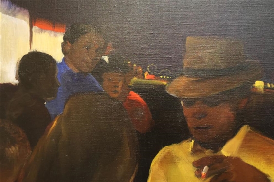 Joel Coplin Oil on Linen Painting  Conny - Artist Signed and Dated on Reverse - 1999 - Art is 18 by 20 