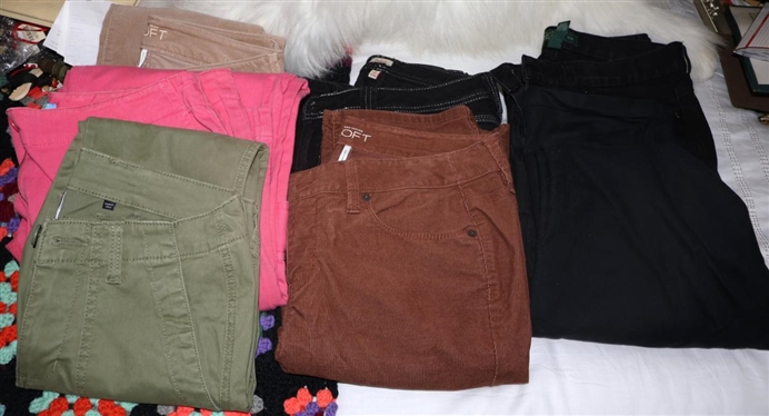 7 Pants - Black, Brown, Green, & Pink - Cabi, Loft, Ralph Lauren 