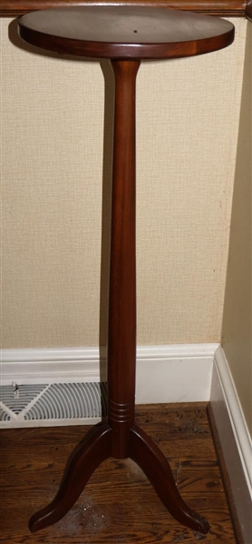 Mahogany Fern Stand - Turned Pedestal with 3 Legs - 36" Tall 12" Across