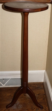 Mahogany Fern Stand - Turned Pedestal with 3 Legs - 36" Tall 12" Across