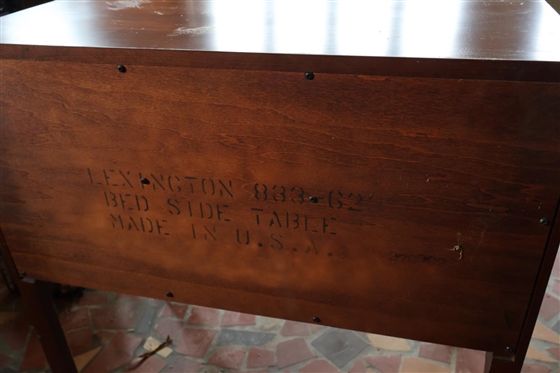Bob Timberlake Lowboy - Lexington Furniture  - Good Condition - Needs  Cleaning From Storage - Lexington Furniture Bedside Table - 30 Tall 30 By 17 