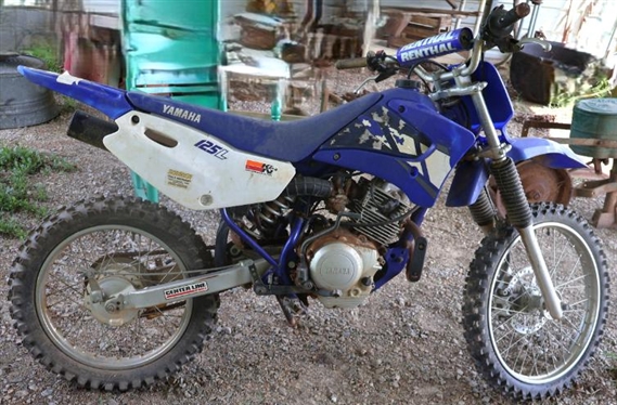 Yamaha 125L Dirt Bike - Was Running When - Flowmaster Exhaust 