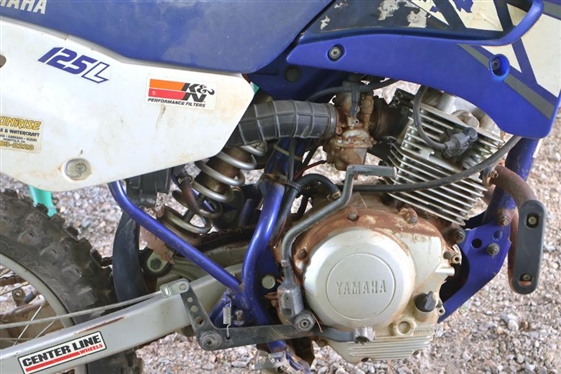 Yamaha 125L Dirt Bike - Was Running When - Flowmaster Exhaust 