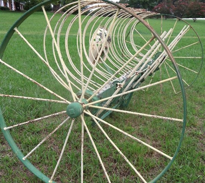 Antique Horse Drawn Hay Rake with Hames 