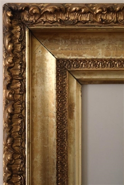 Beautifully Framed Renaissance Portrait Print of a Lady - Framed and Matted in Beautiful Gold Gilt Frame - Frame is 19 By 19 