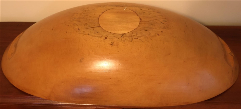 Large Handmade Virginia  Dough Tray / Dough Bowl - Repair in Center - 25 By 12 1/2 