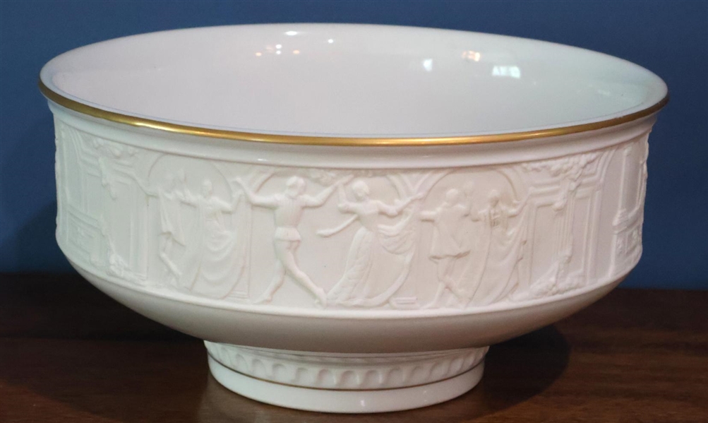 "The Romeo and Juliet" Bowl - Fine Porcelain by The Franklin Mint - 5 1/4" Tall 10 1/4" Across
