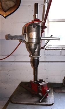 3/4 Special Duty Drill Press - Skill Drill with Columbia NO. 4 Vise - Drill is Model 121 6 amp