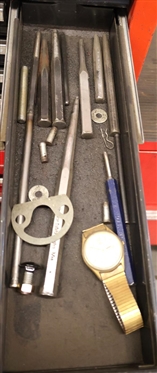 Tool Lot including, Lots  of Pliers - AM Pro, Wire Cutters, Sockets, Craftsman , Punches, Etc. 