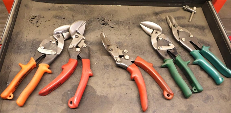 Lot of Metal / Tin Snips - Pro-Snip and Midwest