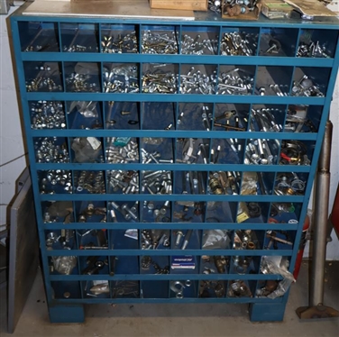 Bowman Bolt Cabinet Full of Misc. Bolts and Hardware