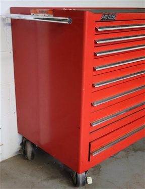 MAC Tools MB1500 Rolling Tool Chest / Work Station with 13 Drawers - Chest is 32 Tall 51 by 24 - Height Does Not Include Wheels - NO CONTENTS