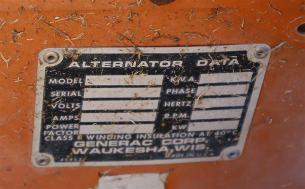 Generac Generator with Custom Muffler 1248 Hours - From Gregory Poole Equipment Co. 