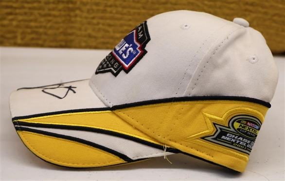 Team Lowe's Racing Hendrick Motorsports Hat - NASCAR Nextel Chase for the Nextel Cup 2001 - Autographed Hat - Jimmie Johnson and Chad Kanus Autographs 