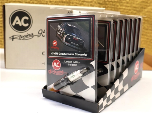 AC Racing 95 - Collectable AC Spark Plug And Race Card Set - Individual Plugs and Cards - Including Complete 1994 Collector Card Set - New Unopened in Original Cardboard Box  