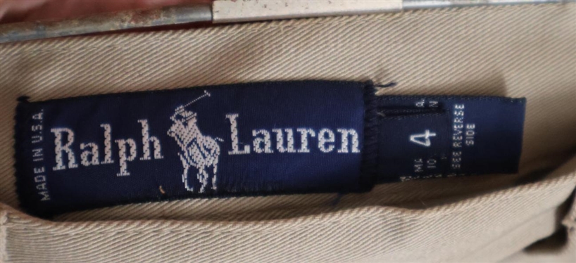 Ralph Lauren Equestrian Maxi Skirt - Long Kakhi Skirt - Size 4