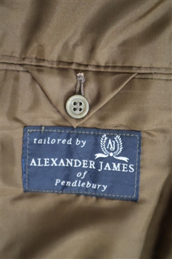 Tailored Alexander James of Pendlebury - Tweed Equestrian Show jacket with Fox Head Buttons - 100% Wool - Vintage Size 10 - Small Hole on Back of Right Arm 
