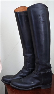 Dehner Boot Co. - Omaha, Nebraska - Fox Hunt Boots -Custom Made - Tall Leather Boots - Number 15078 - Approx. Size 8 