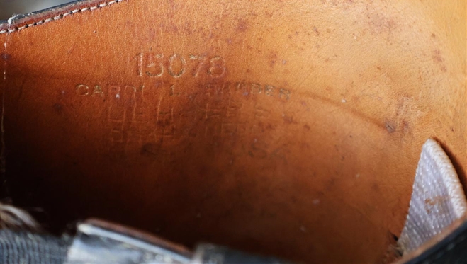 Dehner Boot Co. - Omaha, Nebraska - Fox Hunt Boots -Custom Made - Tall Leather Boots - Number 15078 - Approx. Size 8 