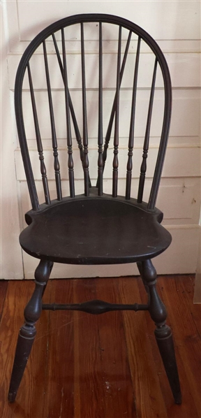 Bow Back Windsor Side Chair - Sturdy with Plank Bottom 