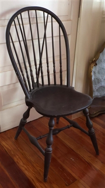 Bow Back Windsor Side Chair - Sturdy with Plank Bottom 