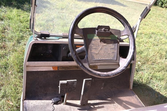 Club Car Carry All II Gas Powered Golf Cart with Aluminum Dump Bed - Runs Well 