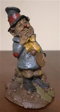 Twinkle Tom Clarke Gnome Collectible Figure Dated 1987 - Number 98 - Clown Gnome is 5 1/2" Tall 