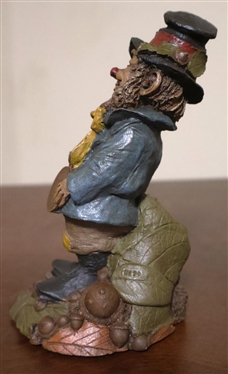 Twinkle Tom Clarke Gnome Collectible Figure Dated 1987 - Number 98 - Clown Gnome is 5 1/2 Tall 