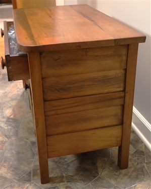 Pine Washstand with Paneled Ends and Doors - Single Drawer - 26 Tall 33 by 18 